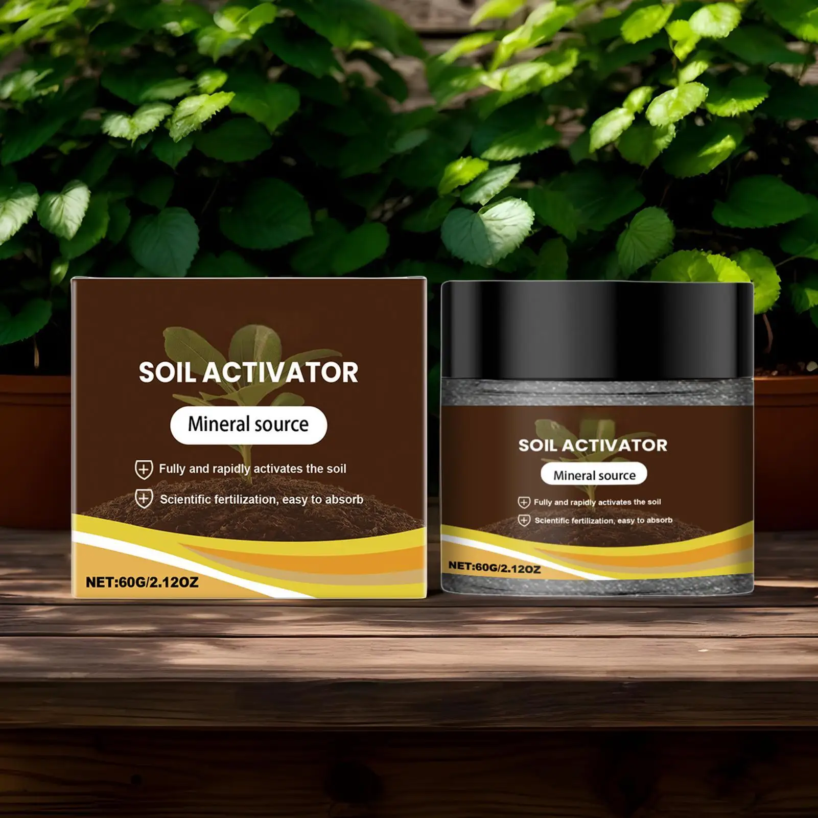 Soil Activator Organic Plant Growth Supplement Root Stimulant Fertilizer soil Enhances Nutrients ﻿for flowers soil plants