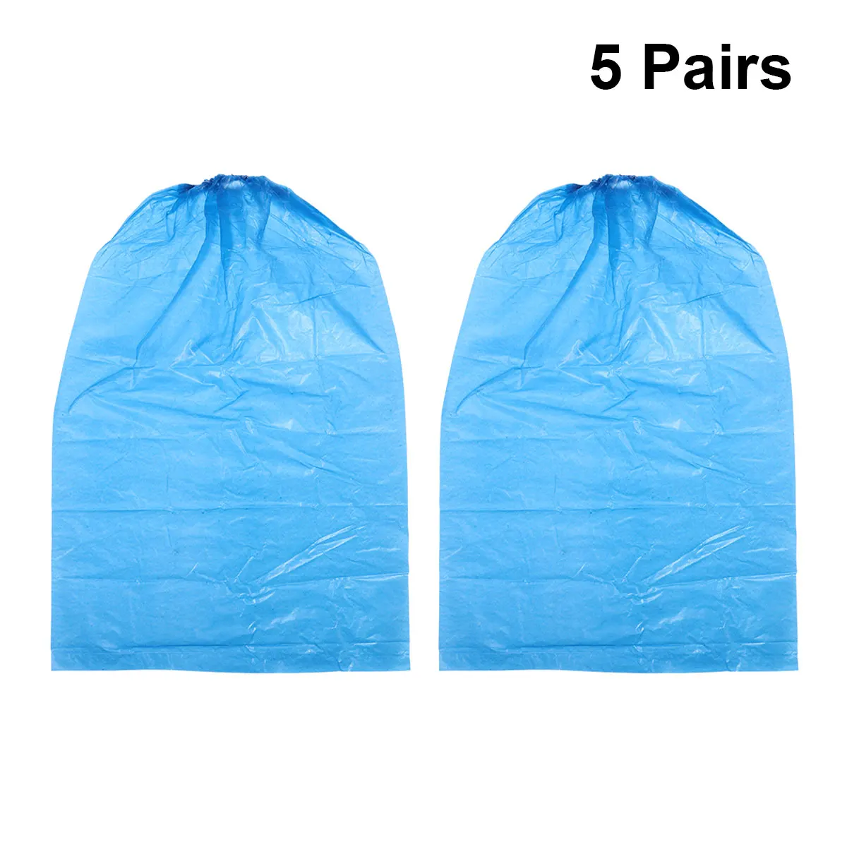 

5 Pair Waterproof Shoe Cover Covers for Rain Boot Safety Shoes Long Boots Travel