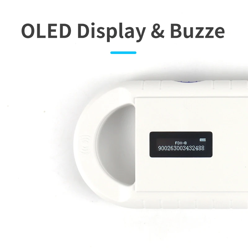 Supports for ISO 11784/11785 FDX-B 134.2khz Pet Handheld Animal Chip Reader Portable RFID Reader