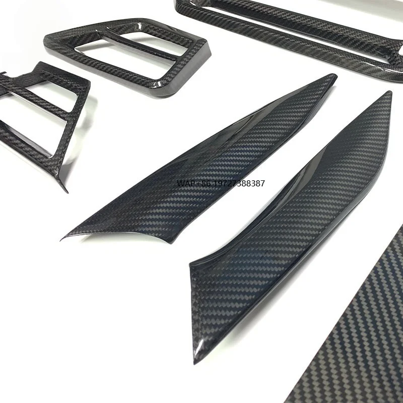 Factory Made Dry Real Carbon Fiber Car Center Console Interior Panel for 2024 3 Series G20 G21 4 Series G22 M3 G80 M4 G82