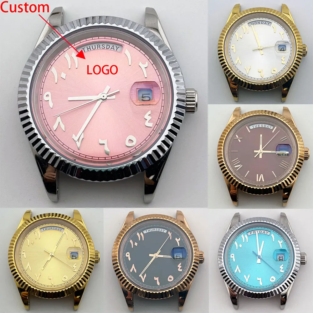41mm 316L stainless steel case, sapphire glass, 10BAR waterproof, suitable for 8285 automatic machinery, customizable logo