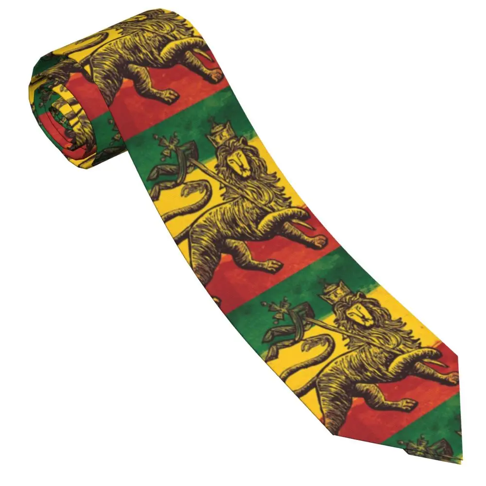 

Rasta Flag Men Neckties Skinny Polyester 8 cm Wide Neck Ties for Mens Accessories Wedding Accessories Gift