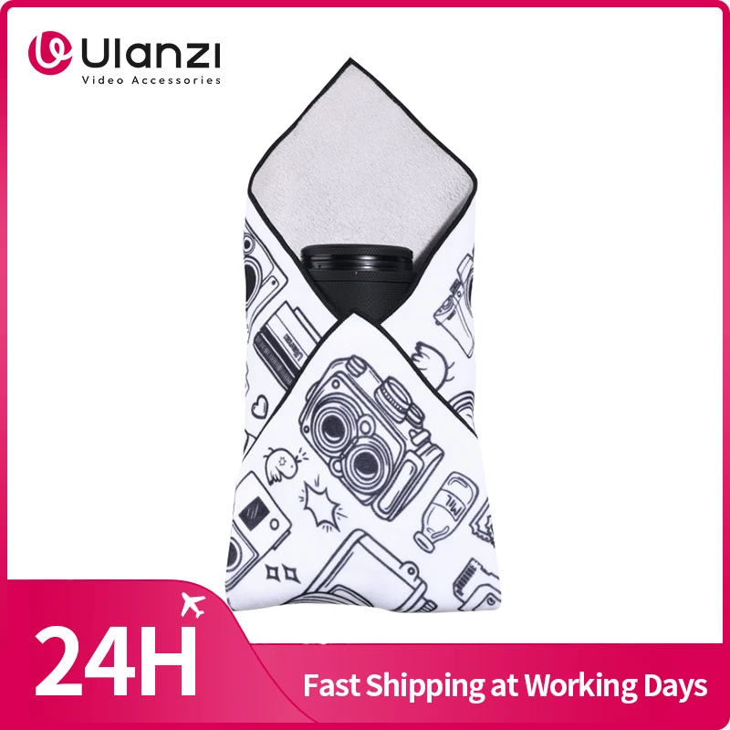 Ulanzi Double-sided Printing Protective Wrap Camera Smartphone Cleaning Cloth for Camera Smartphone Tablet Fill Light