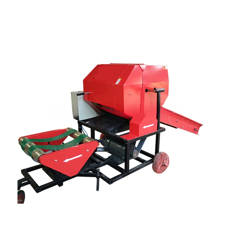 2023 Domestic Hay Bale Wrap Feed Baler 50-65 Bales/H Mini Silage Straw Baler Round for Sale