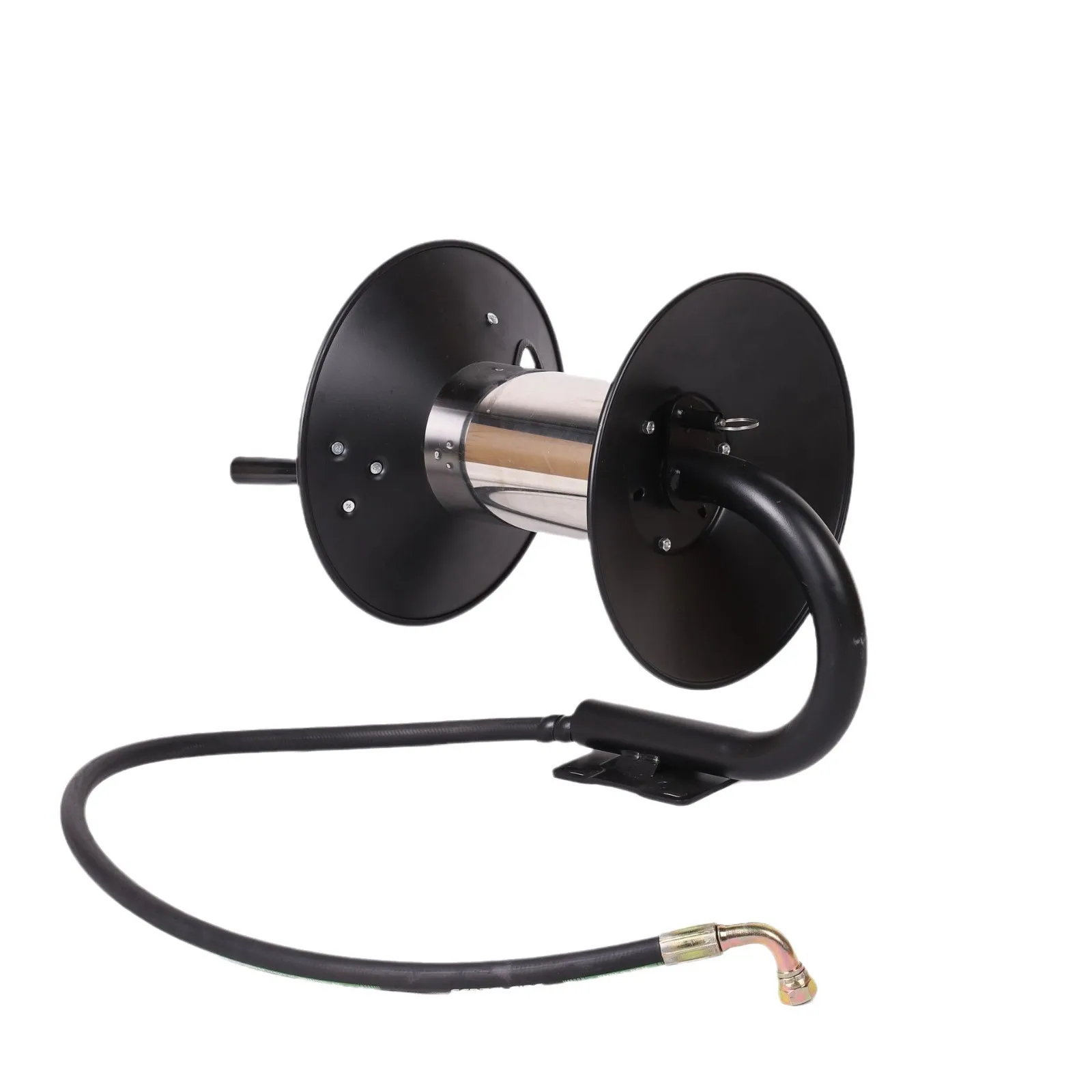 Hand‑crank High‑Pressure Hose Reel, Lubricant Hose Drum Manual Pipe Storage Organizer
