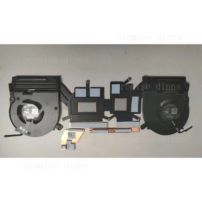 

M For Dell XPS AT8YR006SA0 Laptop CPU GPU Cooling Fan with Heatsink 256J1 0256J1