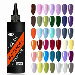 Verhéritage à Ongles en Gel UV Pur, 250g, Bonbons, Macarons, Colle pour Salon de Manucure, Outils d'Art, 120 Couleurs