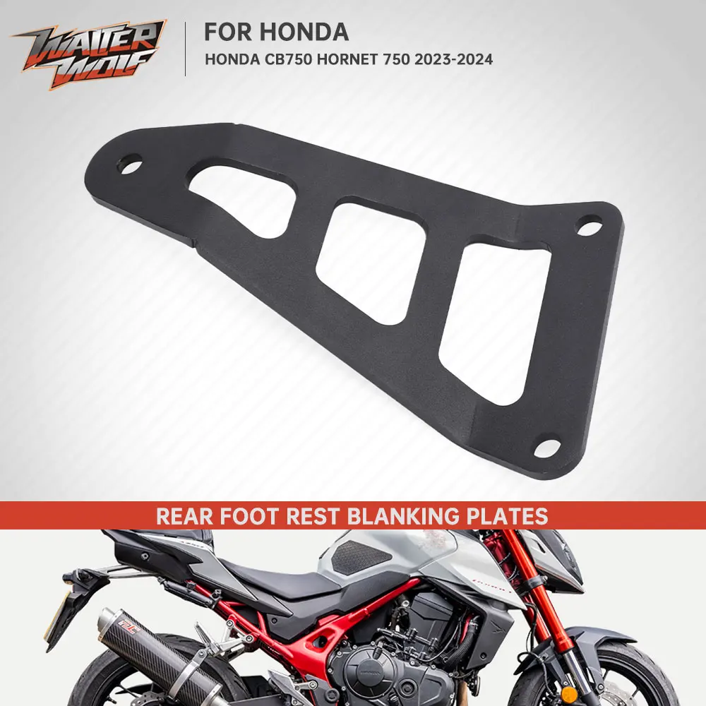 

2023-2024 для Honda CB750 Hornet 750, подставка для ног, заготовка для глушителя выхлопной трубы, вешалка для трубы, держатель, кронштейн, заготовка для ног