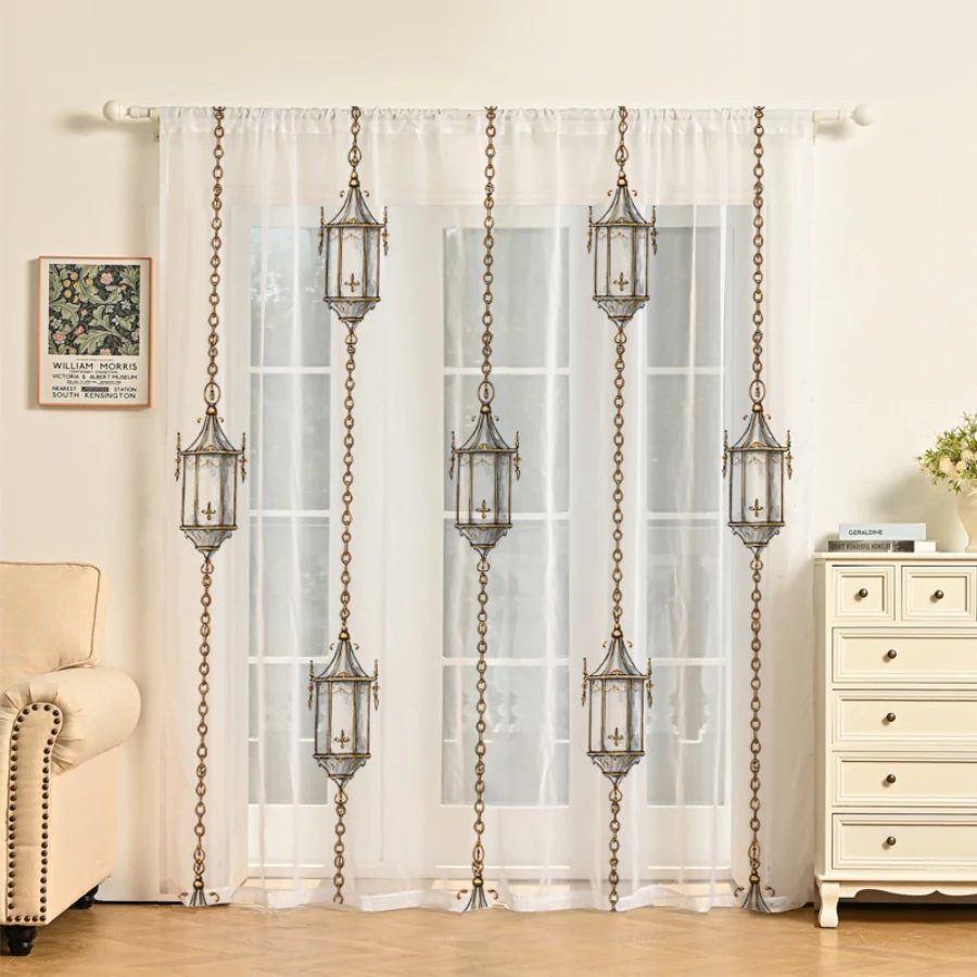 2 Cortinas Transparentes con E - String Curtain Light reseña y precio
