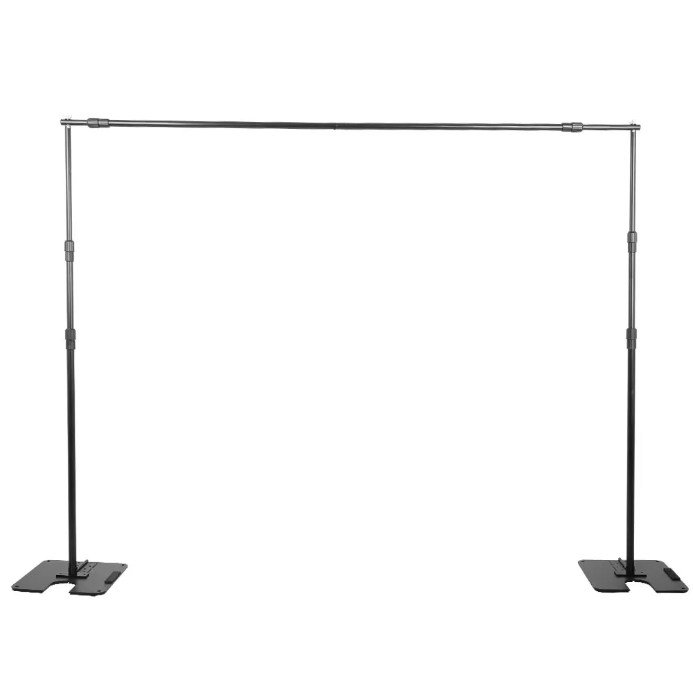 SH Double-Crossbar Backdrop Background Stand  Frame Support System For Photography Photo Studio Video Muslin Green Screen