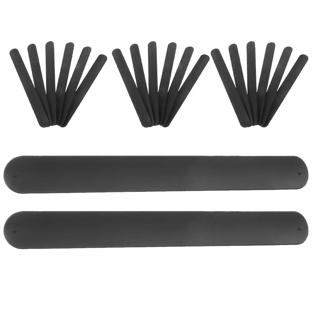 

20Pcs Soft Silicone Slap Bracelets for DIY Design Wristband Party Favors Holiday Events Birthday Wedding Party Bag