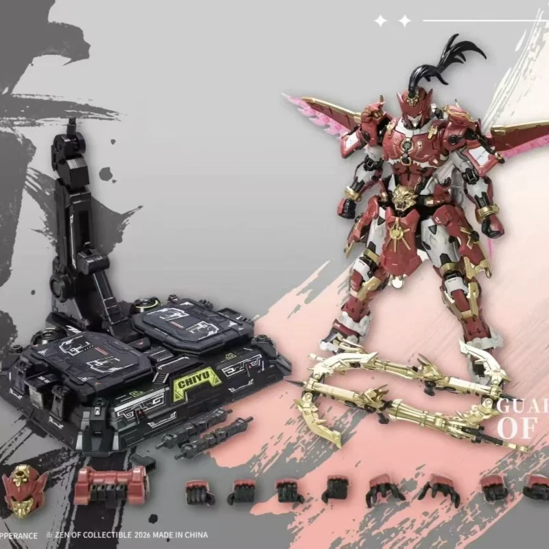In Stock. 1/100 Scale. Rosefinch Guardian. Akaban DX Version. Alloy Skeleton Assembled Mecha Model Kit. Collectible Figure