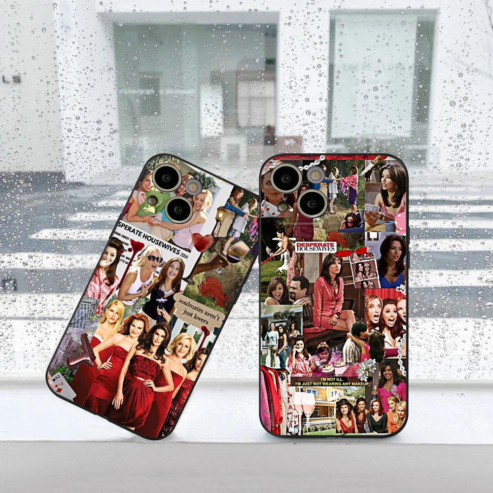 For IPhone 15 Desperate Housewives TV Play Phone Case for IPhone 15 14 13 12 Pro XR XS MAX 15 Plus SE 14 Pro Iphone Black Covers