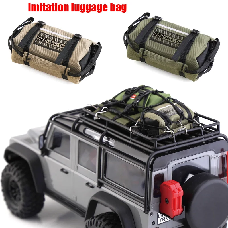 

Mood Pieces Simulated Luggage Bag Backpack Suitable for 1:18 Scale Remote Control Climbing Car Traxxas TRX4-M Defender Upgrade