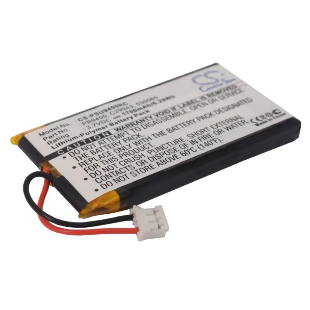 Batería de polímero de litio para control remoto Philips, 3.7V 1700mAh, Modelos compatibles: Pronto TSU-9400, Pronto TSU-9300, Pronto TSU9300