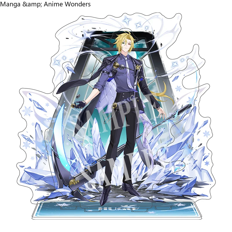 Cosplay Collection Zenless Zone Zero Hugo Anime Figure Acrylic Stand Model Plate Desk Decor Standing Sign Desktop Ornament