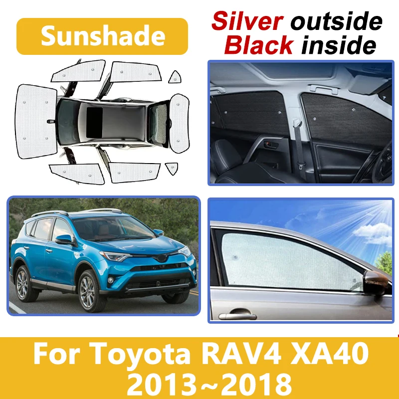 

Car Reflector Shade Visor For Toyota RAV4 XA40 Accessories 2013~2018 UV Blocking Heat insulation Drop Temperature Tool Auto Part