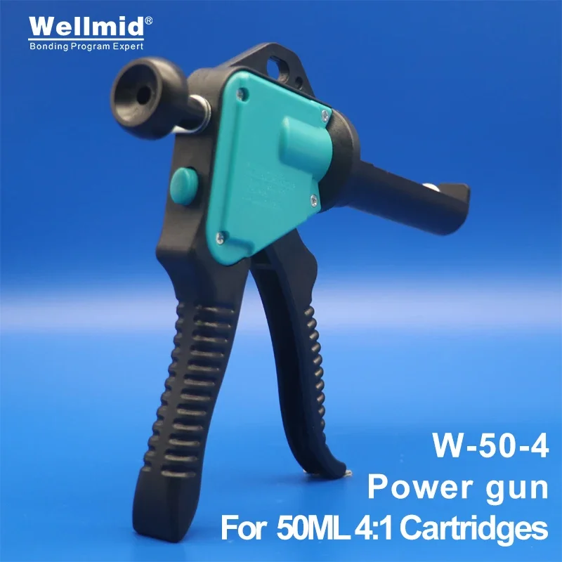 Pistolet manuel à cartouche AB 50ML 4:1, pour colle ab, pistolet à très longue durée de vie, distributeur de distribution de mélange, tige de poussée loctite, pistolet à colle ARALDITE