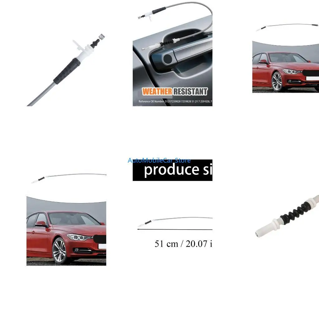 G8TE Door Hood Release Cable Replace 51217259828 for F30 F80 316D 316I 318D 318I
