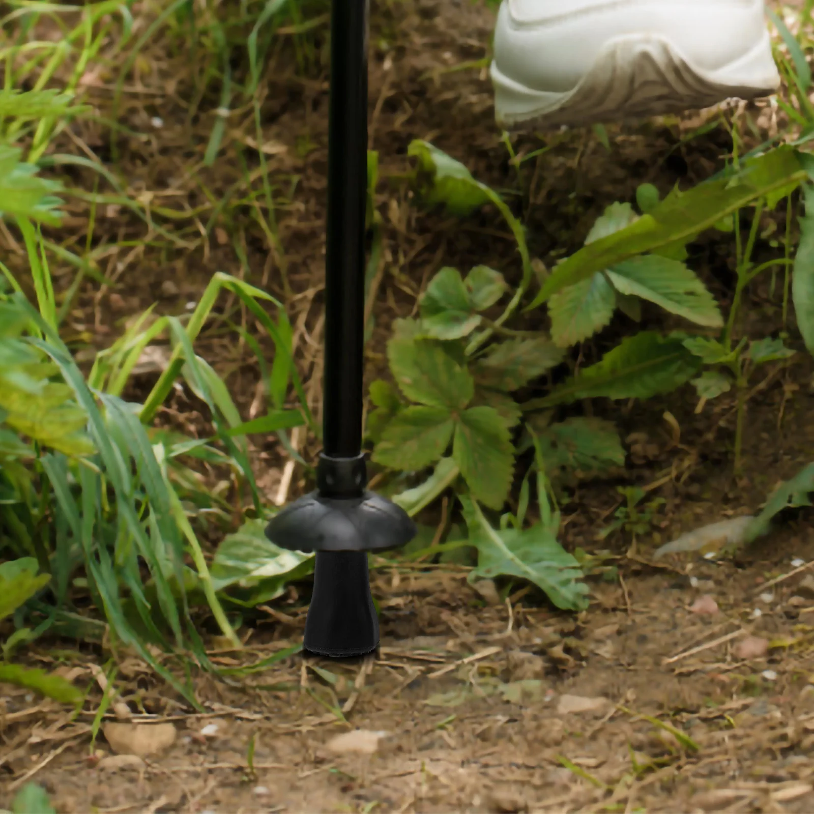 

6Pcs Lightweight Crutch Tips Hiking Pole Replacement Tips Non-Slip Trekking Pole Protectors Walking Cane Parts