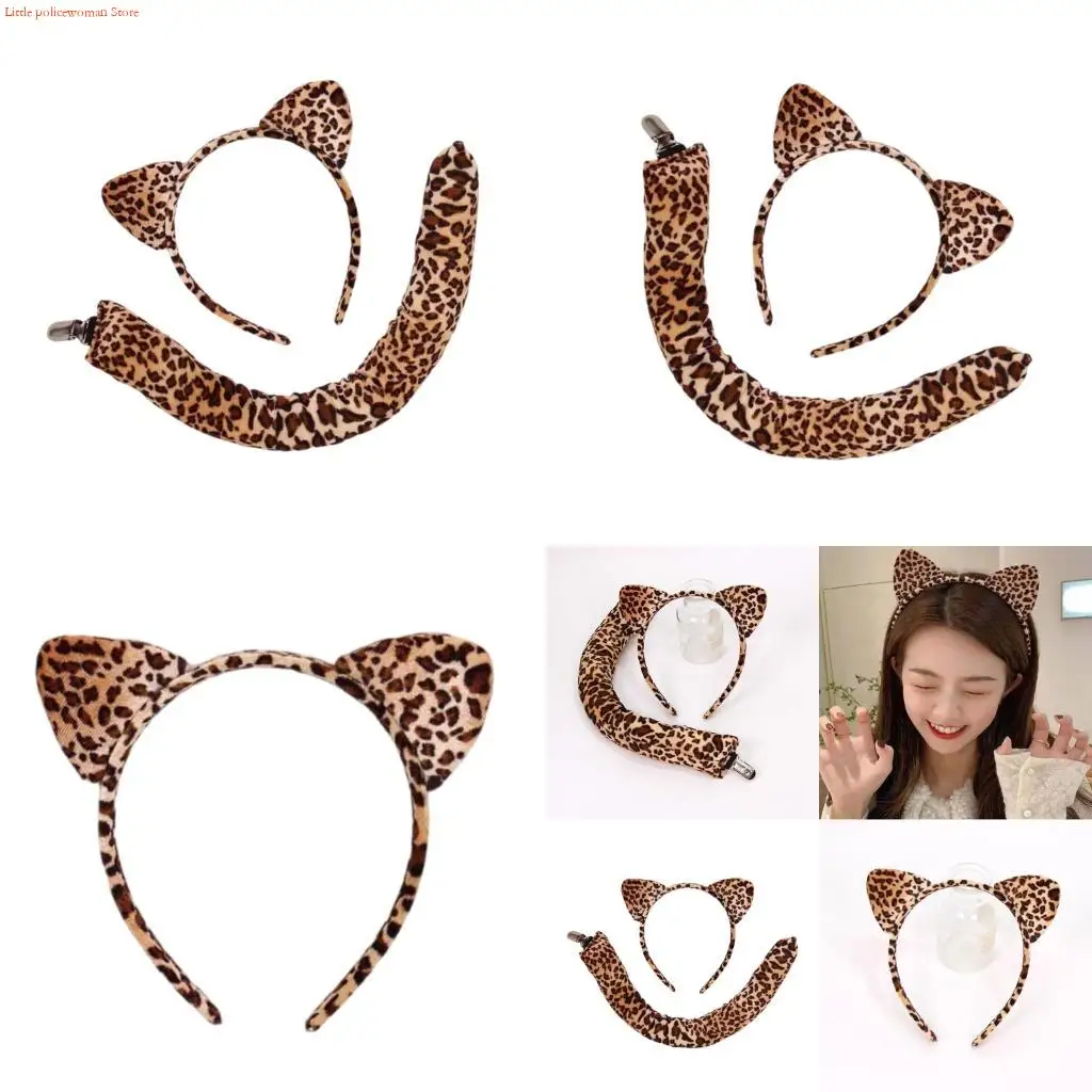 F92d rekbaar luipaardpatroon oorhoofdstuk coördinerende staartfeest essentieel