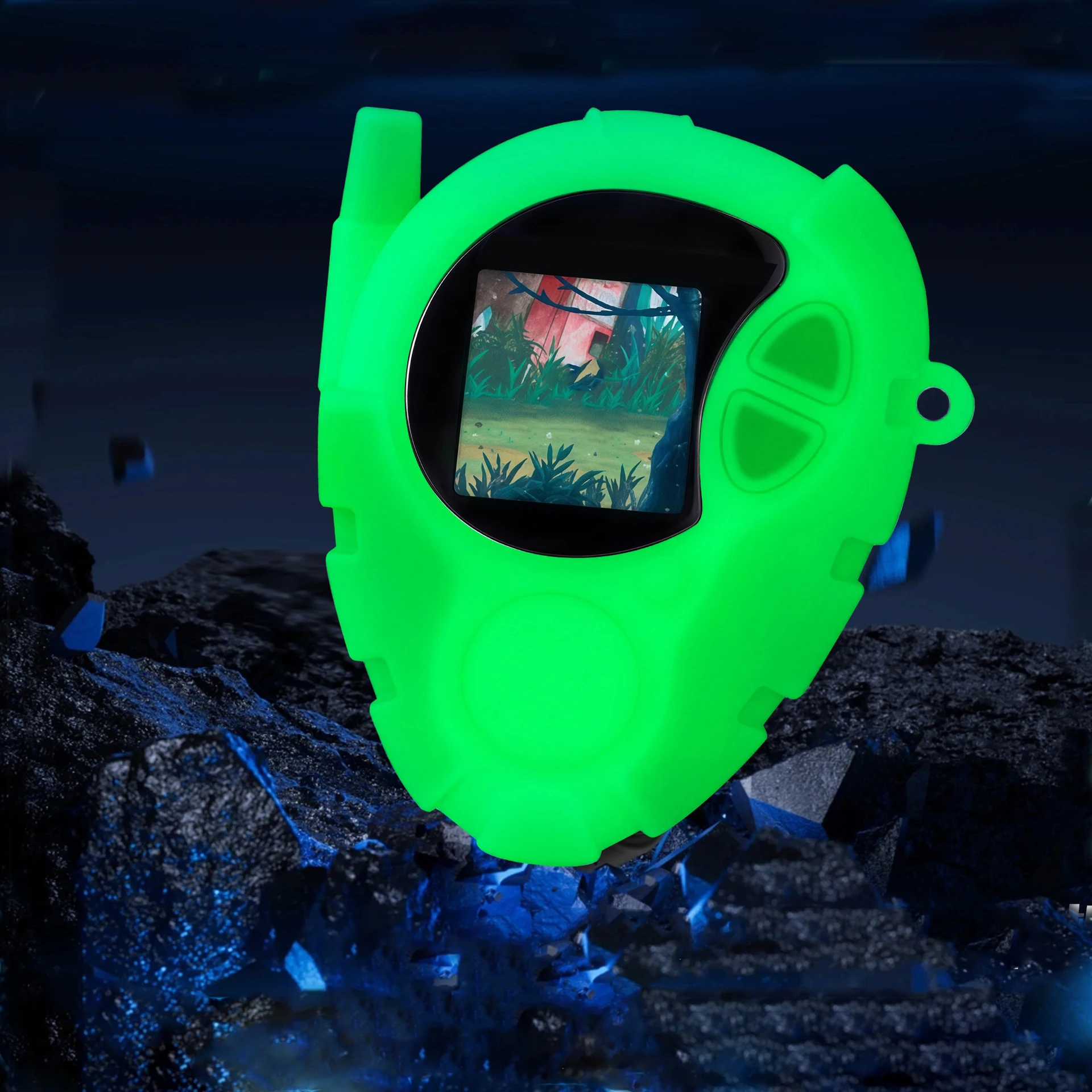 

For DIGIMON DETECT & DISCOVER D-3 -25th COLOR EVOLUTION Silicone Case Glow in Dark Night Glow Shockproof Protective Cover