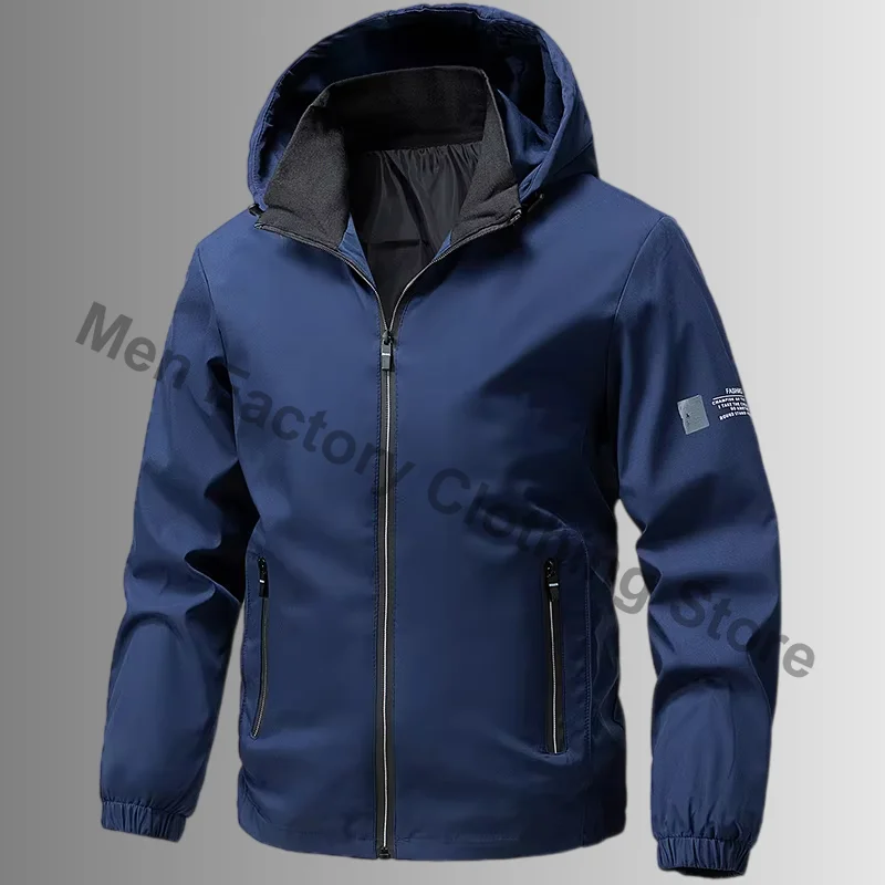 

Men's Jackets Waterproof Windproof Jackets Windbreaker Climbing Outdoor Rain Jackets Lightweight Hooded Outdoor Raincoats Hiking