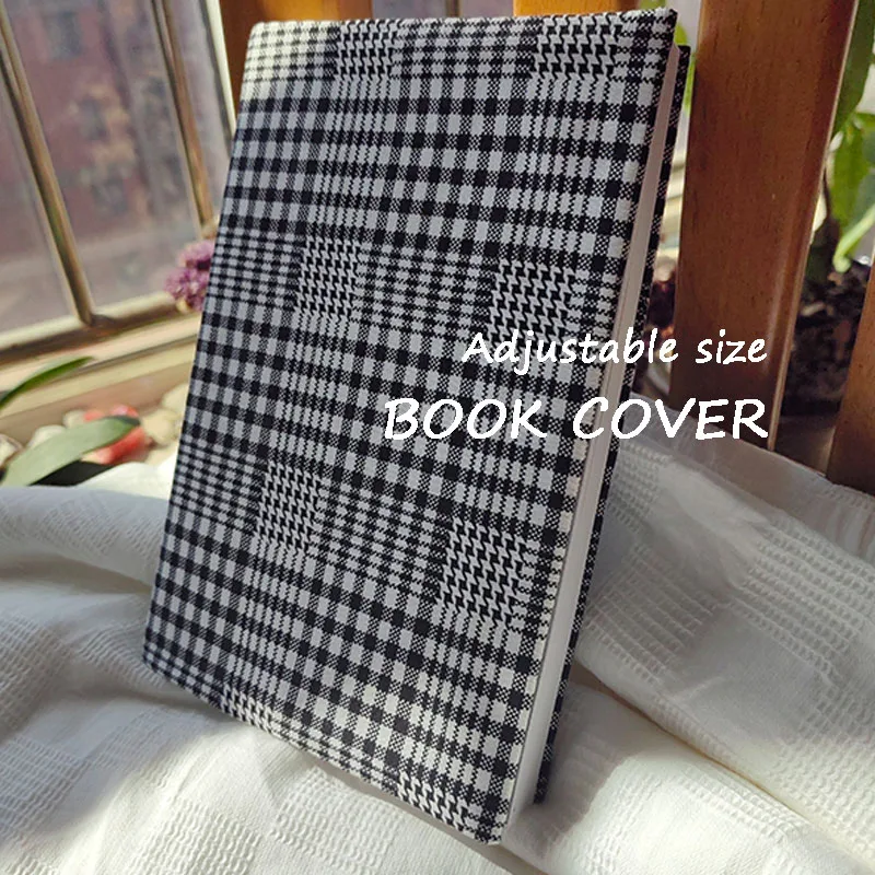 Classic Checkered Pattern，A5 Or Customizable Size Adjustable Book Cover