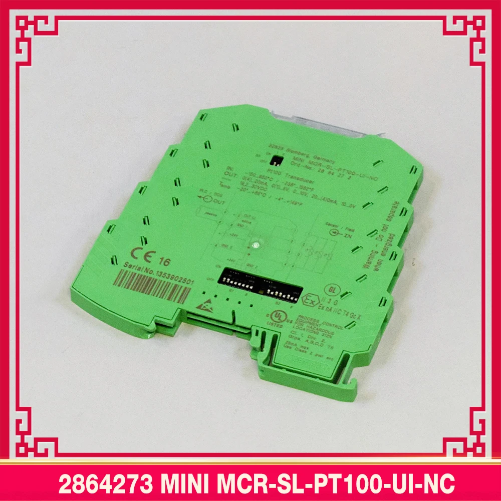 2864273 MINI MCR-SL-PT100-UI-NC For Phoenix Transducer Temperature Transmitter