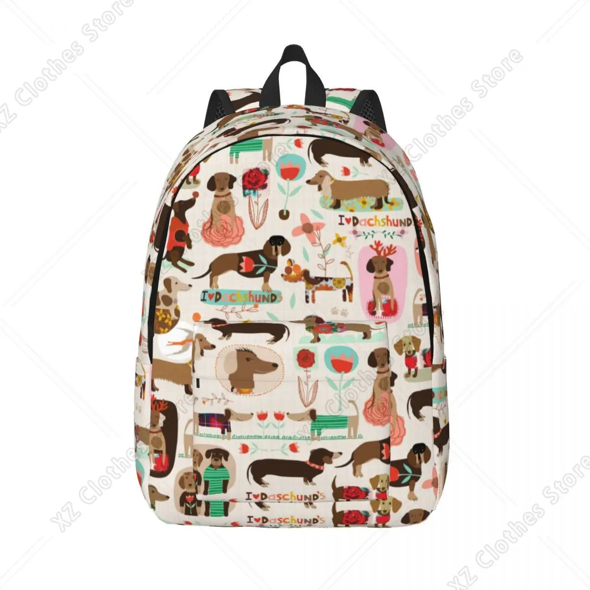 Cute Dog Backpack Middle High College School Student Animal Cartoon Bookbag Teens Daypack Travel