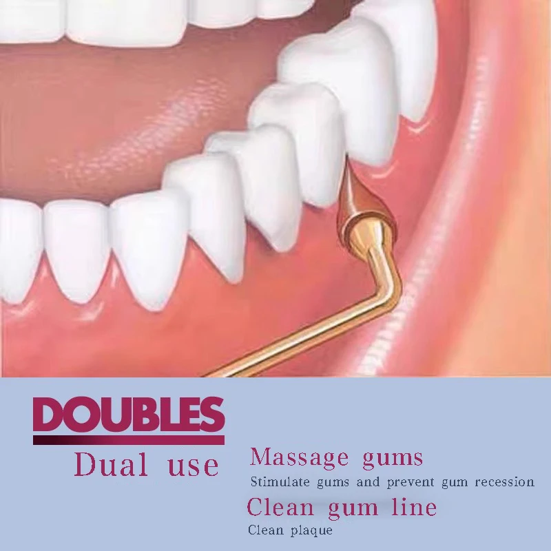 1pcs Dentistry Prevention Loose Teeth Tartar Removal Creature Tooth Cleaning Tool  Dental Massager Gum Irritation for Dentistry