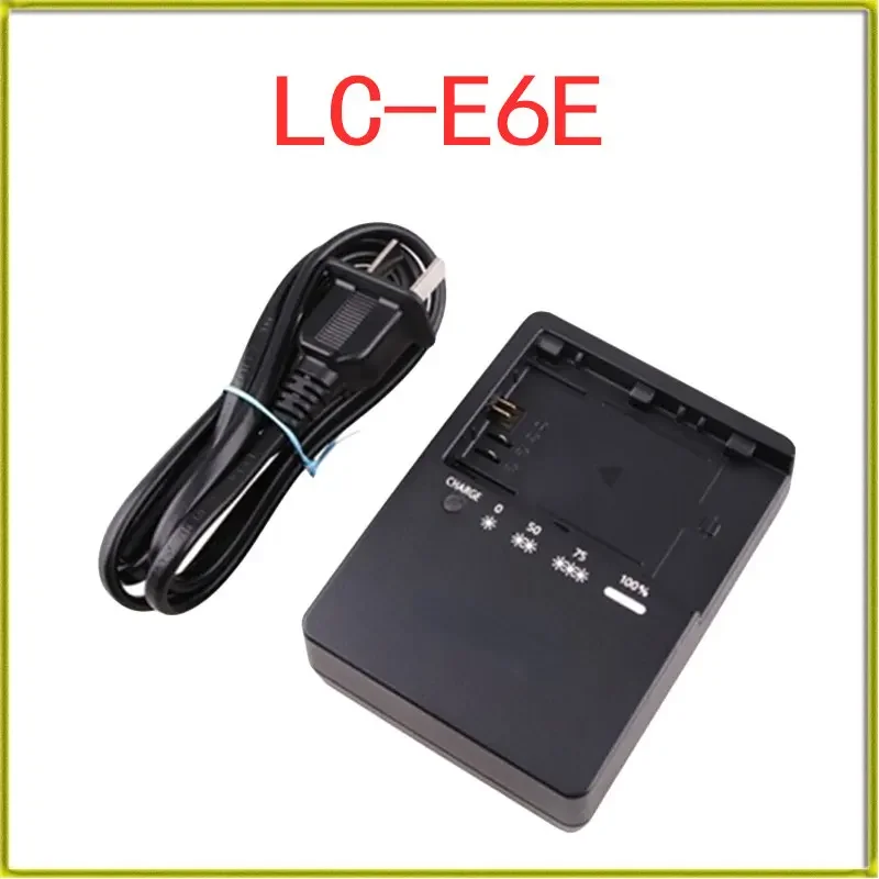 

LC-E6E LC-E6 SLR Camera Charger for EOS R 5D2 5D3 5D4 5DIV 5DS 6D 6D2 7D 7D2 60D 70D 80D 90D Mark II LP-E6 Battery Charger