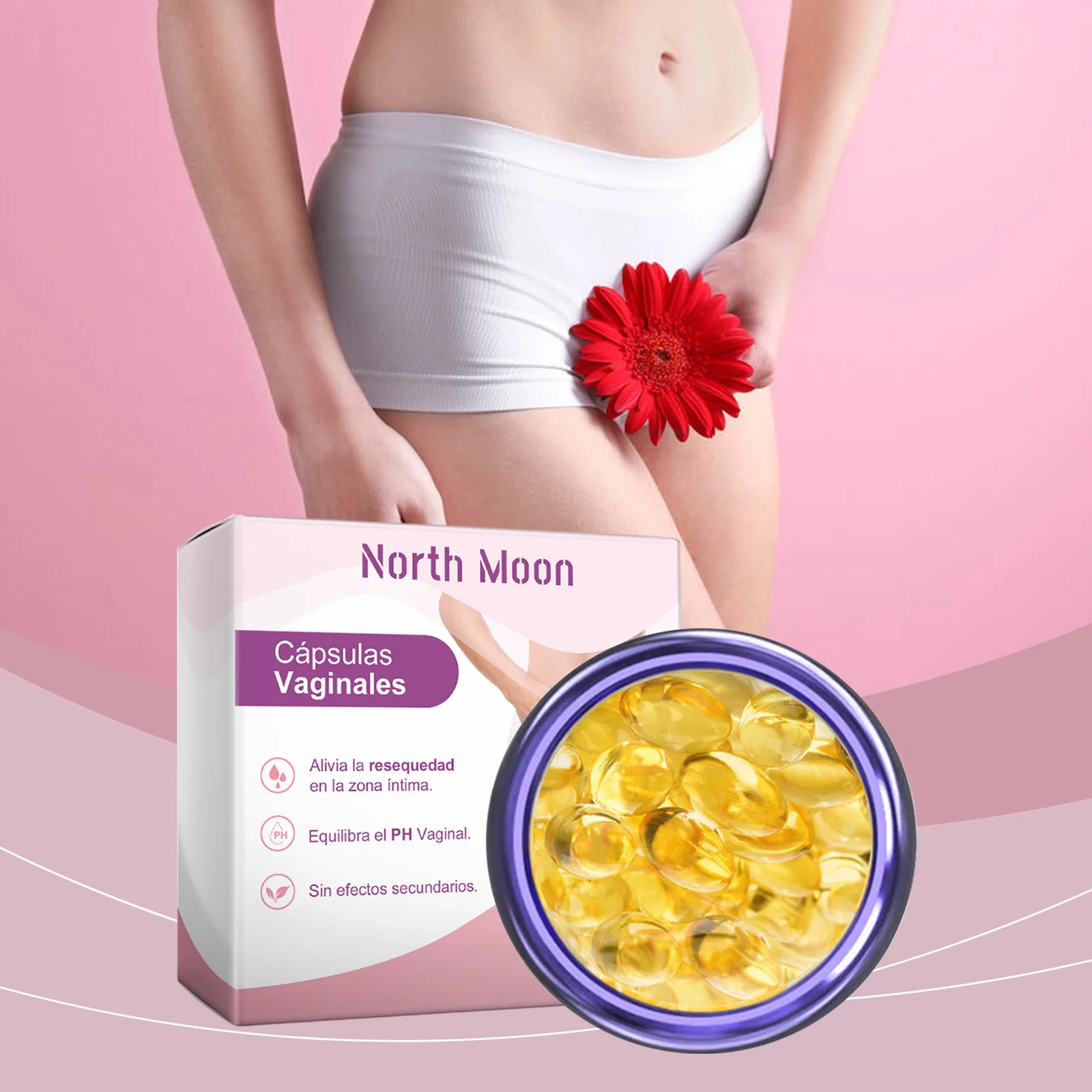 Vaginal Capsules – pH Balancing Intimate Care with Natural Moisture Relief | Gynecologist-Tested | 10 Capsules
