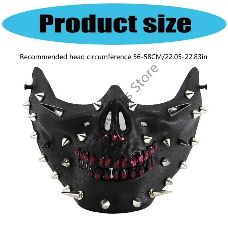 M68A NIRIT MASKERADE MASK Half Face Mask Halloween Akcesoria dla kobiet mężczyzn