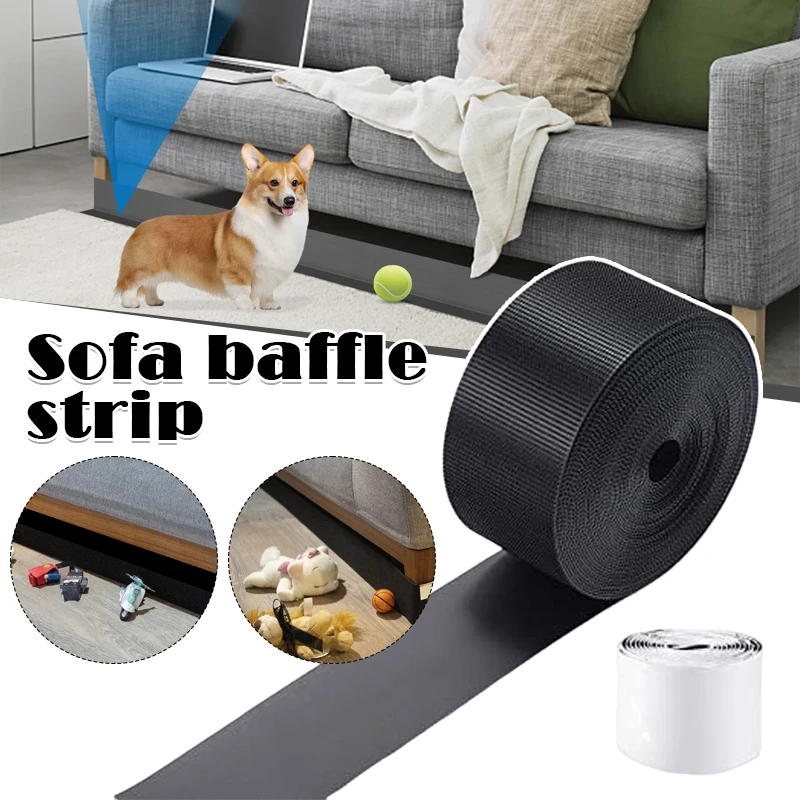 3/6M Toy Blocker Dustproof Stopper Adhesive Strap Prevents Pet Toys From Entering The Bottom Of Sofa Bed Toy Blocker Baffle