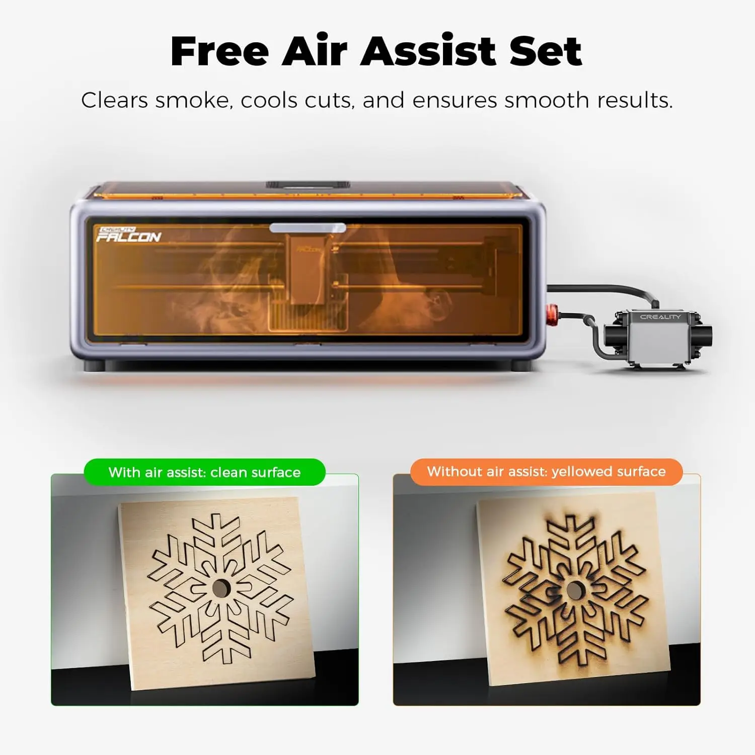 Creality Falcon A1 10W Laser Engraver 80W Enclosed Laser Cutter