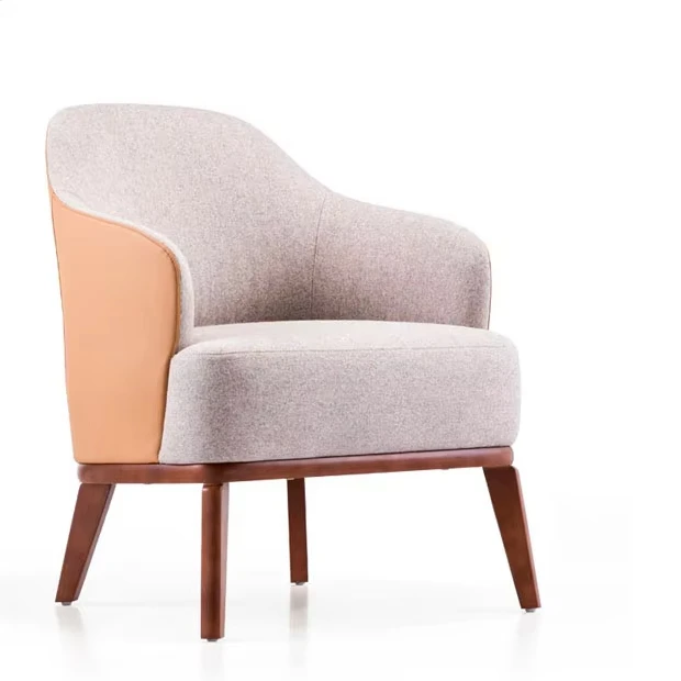 

！@Modern Hotel Leisure Office Sofa Chairs with Wooden Legs