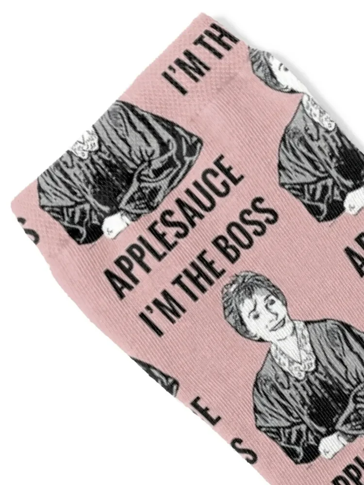 Judge Judy “I’m the Boss, Applesauce” Socks japanese fashion man set Socks Girl Men's