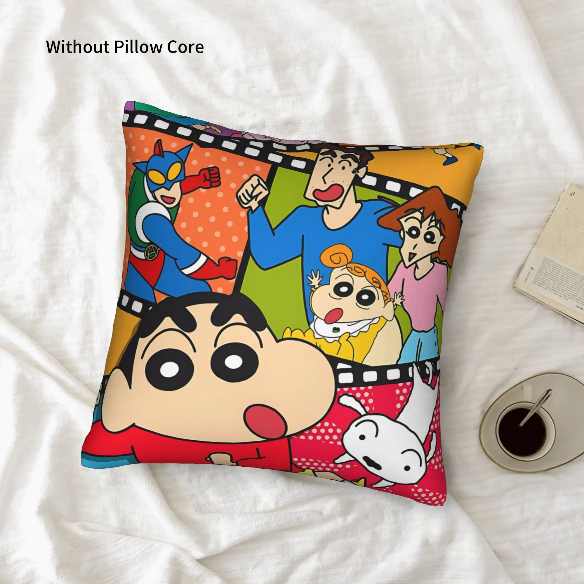 1PC Crayon S Shin chan Pillow Case Home Decor Items Double-Sided Printing  Sofa Cushion Bedroom Bedside Pillow