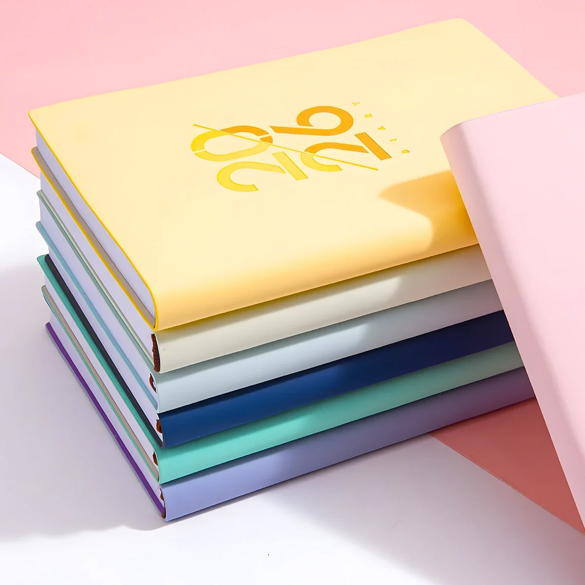 2026 Planner Notebook A5 Agenda Soft Leather Cover Weekly/Monthly Plan Diary for Students School Office Stationery Supplies