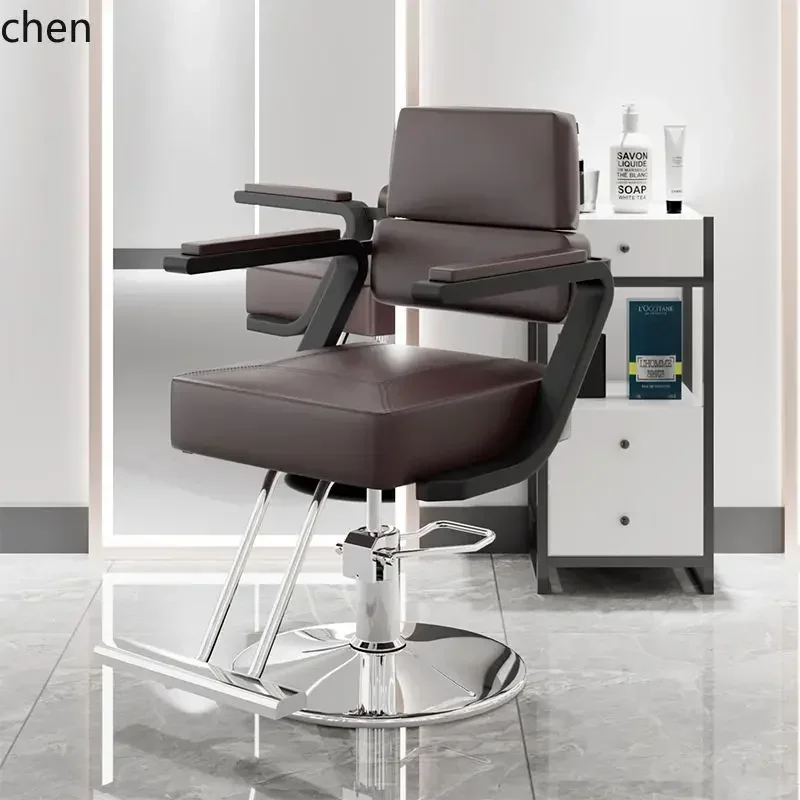 y9.4-ZML Barber Chair Hair Salon Special Pillow Barber Chair Stainless Steel Hair Cutting Chair