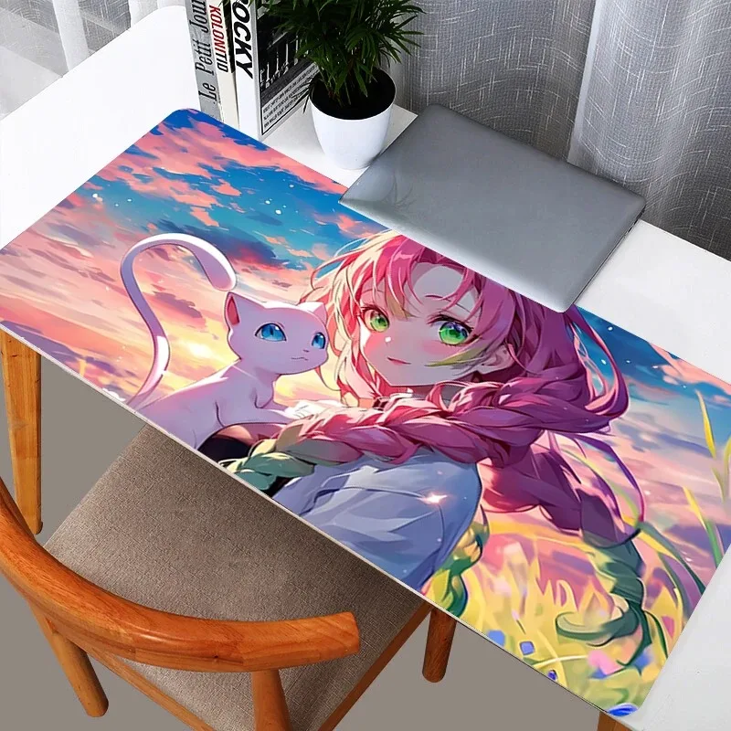 Mouse Pads Gaming Pokemon Mew Jigglypuff Accessories Gabinete Gamer Durable PC Computer Desk Mat XXL Keyboard Tablet Mousepad
