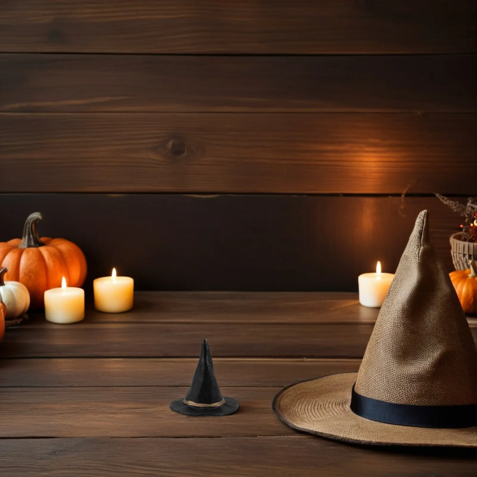 

24 миниатюрные шляпки ведьмочек для поделок, украшения для вечеринки на Хэллоуин, крошечные шляпки волшебников, аксессуары для декора кукольного домика