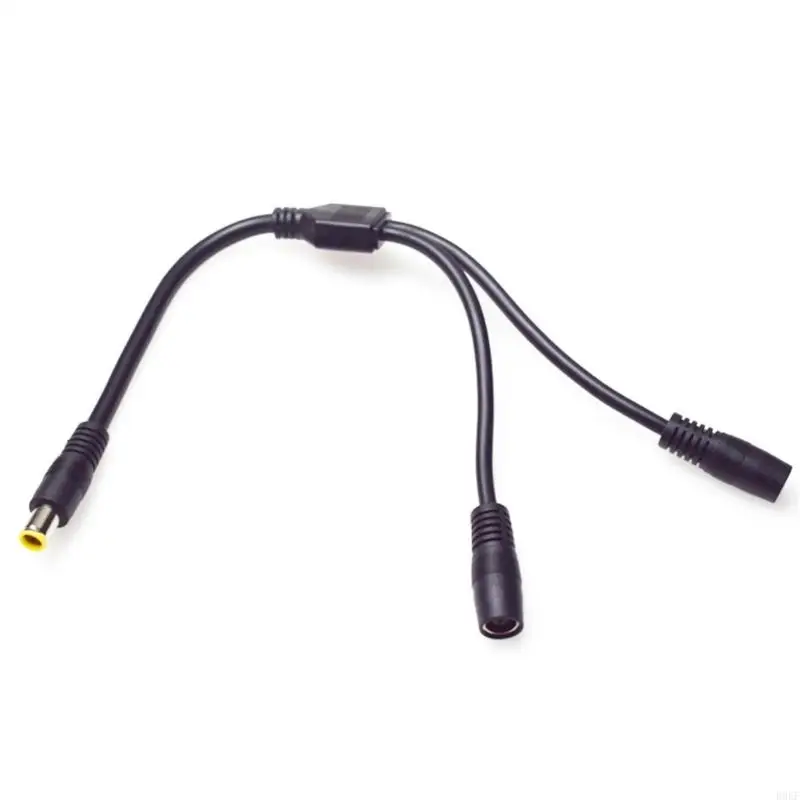 B0KF DC7909 Doule Female to Male Connection Cable for Solar Panel Charging Splitter