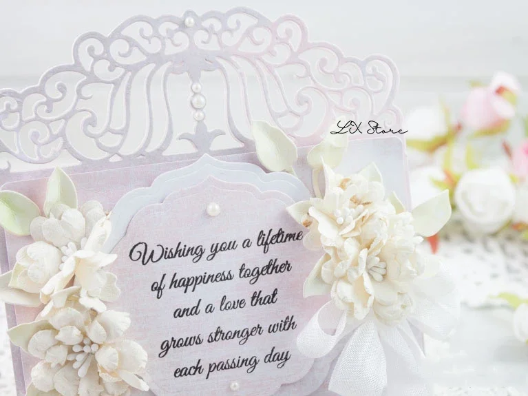 New Design Craft Metal die cuts Cutting Die lace edge card decoration scrapbooking Album Paper Card Craft Embossing die cuts