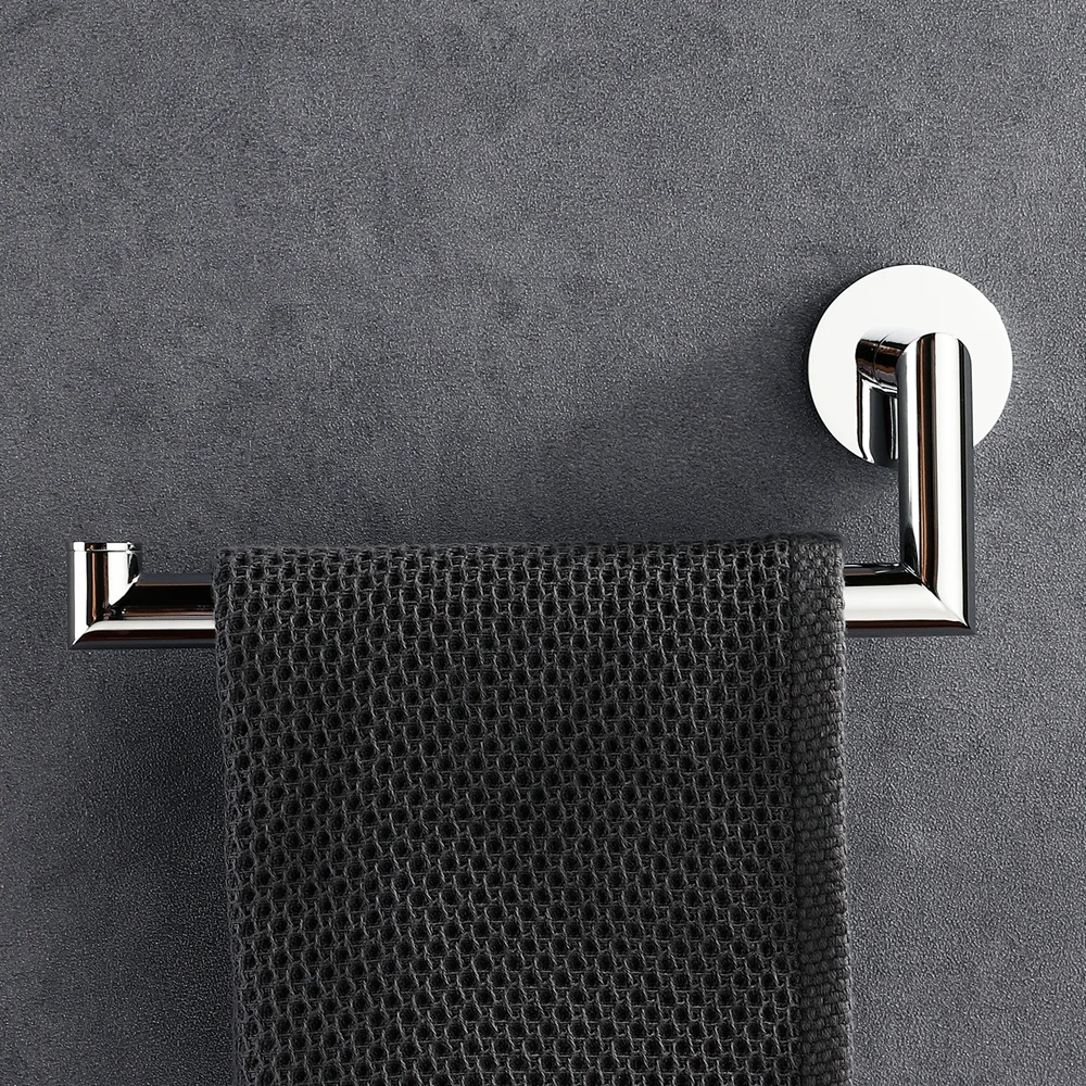 Brass Chrome Towel Holder Bathroom Hand Towel Rack Toilet Paper Holder Wall Mounted Kitchen Towel Hanger Organization