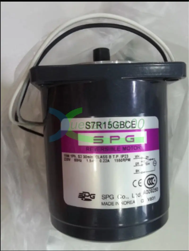 NEW One SPG Motor S7R15GBCE 15W 220V 60HZ