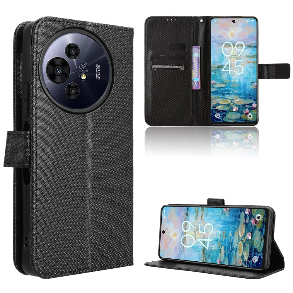 For TCL 50 Pro NXTpaper 5G Cover Luxury Wrist Strap Lanyard Flip Case for 50nxtpaper Case Magnetic Wallet Stand Cover Phone Bag