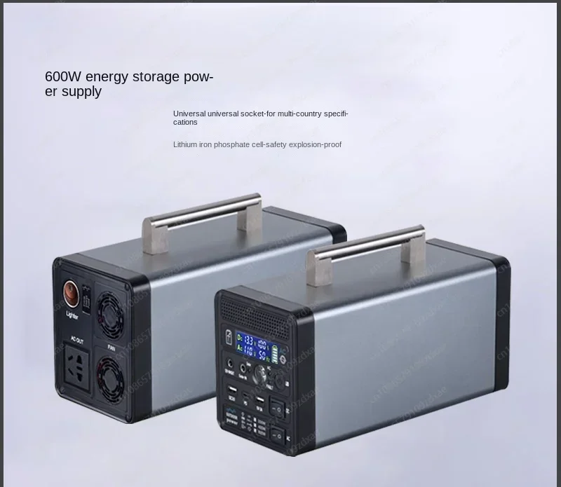 Outdoor mobile power supply, high-power power outage emergency stall self-driving camping convenient energy storage power supply