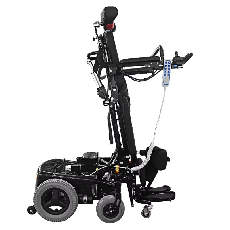 Reclining Wheelchair Electric Standing Wheelchair Electric Standing Lying Electric Lift Legrest Backrest Adjustable
